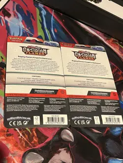 10X Sealed Pokemon Obsidian Flames Checklane Blister Pack with Promo US SELLER - Image 2