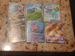 Pokemon TCG Assorted Art Rare Lot Of Six IR, FA & VMAX English SV & SWSH - Image 1