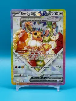 Eevee ex SVP174 Pokemon Prismatic Evolutions Black Star Promo NM - Image 1