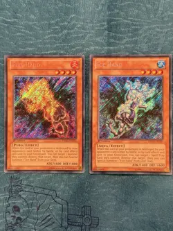 YuGiOh! Fire & Ice Hand - DRLG-EN046/EN047 - 1st Ed (Secret, LP-MP Pair) - EURO - Image 2