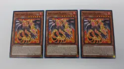 3x VOLCANIC QUEEN MONSTER 1ST EDITION LD10-EN028 COMMON YUGIOH NM UNPLAYED - Image 1