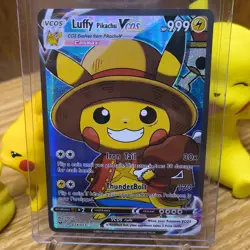 Pikachu Cosplay - One Piece Set- VCOS - 4 Cards - Textured Holo - NM - Image 2
