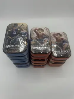 One Piece Tin Pack Set Vol 2 | TS-02 OP-13 Factory Sealed - Lot of 15 Tins - Image 3