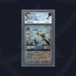 Disney Lorcana Tinker Bell Giant Fairy Promo Glimmer Foil Ace 9 - Image 1