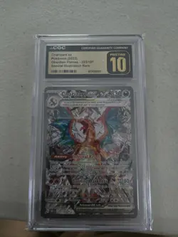 Obsidian Flames Charizard ex SIR 223/197 CGC 10 PRISTINE Pokemon Card - Image 1