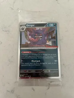 Pokemon Gengar Promo Stamped Holo Card GameStop Exclusive 050/088 2022 - Image 1