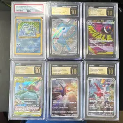 Pokemon Graded Card Lot - Blastoise, Mew ex, Mega Gengar ex, Latias, Latios - 6… - Image 1