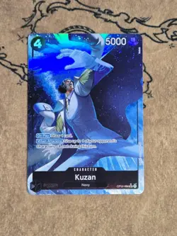 One Piece Card Game Kuzan Alternate Art OP02-096 Super Rare NM English - Image 1