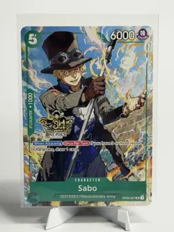 One Piece Sabo (OP09-027) Promotion Cards 3rd Anniversary Foil Uncommon 6000 5 - Image 1