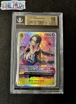 One Piece Card Game 🏴‍☠PRB02 - 017 BOA HANCOCK SR FOIL Graded BGS 10 - Image 1