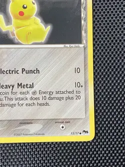 Pikachu 13/17 - Pop Series 5 Non Holo Pokemon Card LP+ - Image 4