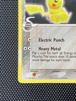 Pikachu 13/17 - Pop Series 5 Non Holo Pokemon Card LP+ - Image 5