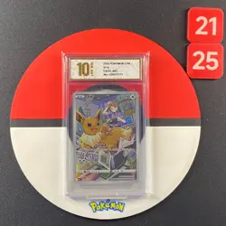 Eevee CSGC-007/008 Pokemon Card Chinese Grade10 - Image 1