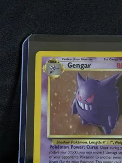 Pokemon TCG Gengar Fossil Holo Card 5/62 Unlimited Rare - Image 2