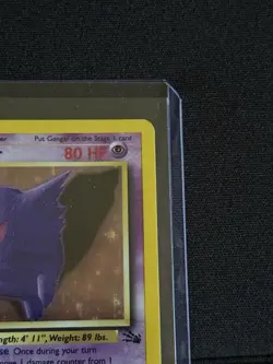 Pokemon TCG Gengar Fossil Holo Card 5/62 Unlimited Rare - Image 5