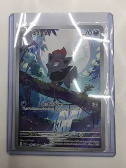 Zorua White Flare Illustration Rare Holo Card 142/086 NM Condition Pokemon TCG - Image 3