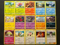 Pokemon TCG Burning Shadows 15 Card Lot! Various Conditions! NO Duplicates! #3 - Image 1
