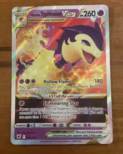 Pokemon Card Hisuian Typhlosion VSTAR 054/189 Astral Radiance NM ⭐99p Start⭐ - Image 1