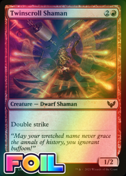 x1 Twinscroll Shaman STX MTG 118/275 FOIL COMMON M/NM 1x - Image 1