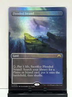 Flooded Strand (Borderless) Modern Horizons 3 Foil - Image 1