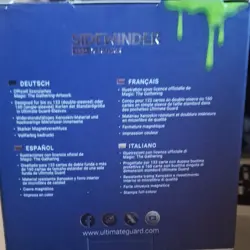 Ultimate Guard Sidewinder Deck Box TMNT Sewer Walls Magic Blue Green - Image 5