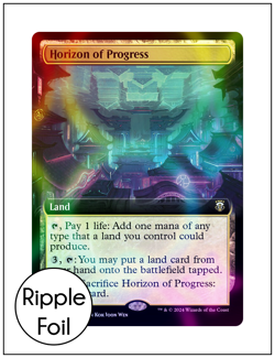 1x Horizon of Progress, Ripple Foil, Modern Horizons 3 Commander, Magic MTG NM - Image 1