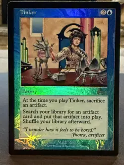 Tinker Foil Magic: The Gathering MTG Urza's Legacy GM/NM Looks Flawless - Image 1