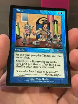 Tinker Foil Magic: The Gathering MTG Urza's Legacy GM/NM Looks Flawless - Image 3