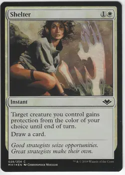 MTG Magic the Gathering Shelter Modern Horizons Foil - Image 1