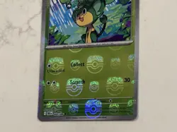 Pokemon TCG Pansage 004/086 Master Ball Pattern Reverse Holo Black Bolt NM - Image 2