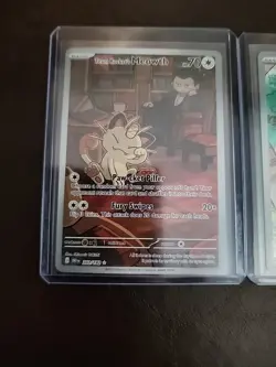 Pokemon Illustration Rare Duo: Meowth 106/094 & Team Rocket's Meowth 203/182 NM - Image 2
