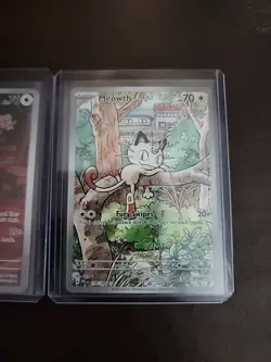 Pokemon Illustration Rare Duo: Meowth 106/094 & Team Rocket's Meowth 203/182 NM - Image 3