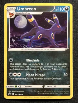 Umbreon SWSH129 Holo Sword & Shield Promo Pokemon NM - Image 1