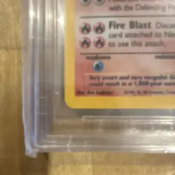 Pokemon 1999 Base Set Unlimited Ninetales Holo Rare BGS 9.5 #12/102 English - Image 3