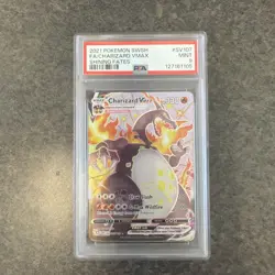 Pokemon Charizard VMAX SV107/SV122 Shining Fates: Shiny Vault Holo PSA 9 - Image 1