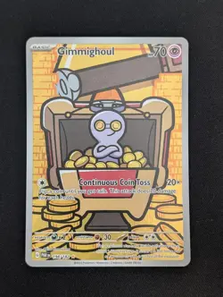 Gimmighoul 198/182 - Illustration Rare Holo SV04: Paradox Rift Pokemon TCG - Image 1