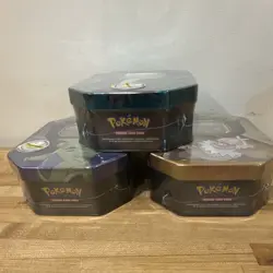 Pokemon Tin Box Set (3) Tyranitar Darkrai Slaking Promo - Image 3