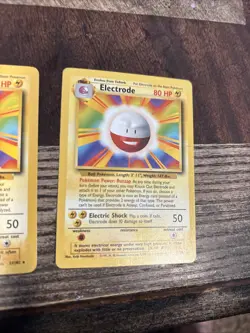 X2 Pokemon TCG Base Set Electrode 21/102 Unlimited Regular Rare, LP Condition - Image 4