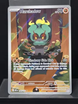 Pokemon Marshadow 146/132 Illustration Rare Holo Mega Evolution Near Mint - Image 2