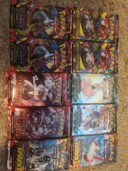 POKEMON LOT OF 10 SEALED BOOSTER PACK PACKS NEW Phantasmical. Sparks. Journey - Image 1