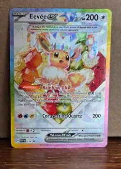 Eevee ex 174 Prismatic Evolutions promo Fruit Salad Pokemon TCG - Image 1