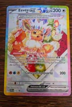 Eevee ex 174 Prismatic Evolutions promo Fruit Salad Pokemon TCG - Image 4