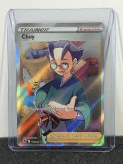 Choy 182/189 Full Art Ultra Rare Pokemon 2022 Astral Radiance NM - Image 1