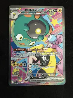 Pokemon TCG - Ascended Heroes Ionos Bellibolt EX SIR #279/217 Mint pack fresh - Image 1