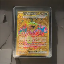 Pokemon Charizard Holo Rare Base Set #004/102 English Mitsuhiro Arita TCG - Image 1
