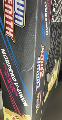 Pokemon TCG Crown Zenith Morpeko V-Union Playmat Premium Collection Worn Box - Image 3