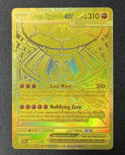 2026 Pokemon Perfect Order Mega Zygarde Ex 124/088 Gold Hyper Rare Mint - Image 1