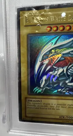 Blue Eyes White Dragon SDK #001 PSA 1 - Authentic Low Pop - Image 3