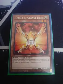 3x Herald of Orange Light 1st Edition Rare MZTM-EN068 Yu-Gi-Oh! - Image 1