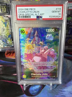 One Piece Charlotte Linlin (SP) OP03-114 Wings of the Captain Foil - PSA 10 - Image 1